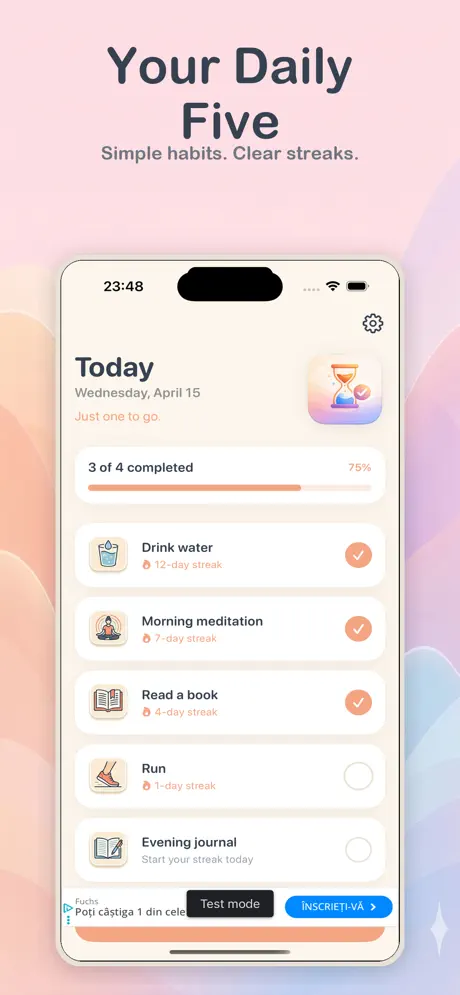 Daily Five screenshot 1